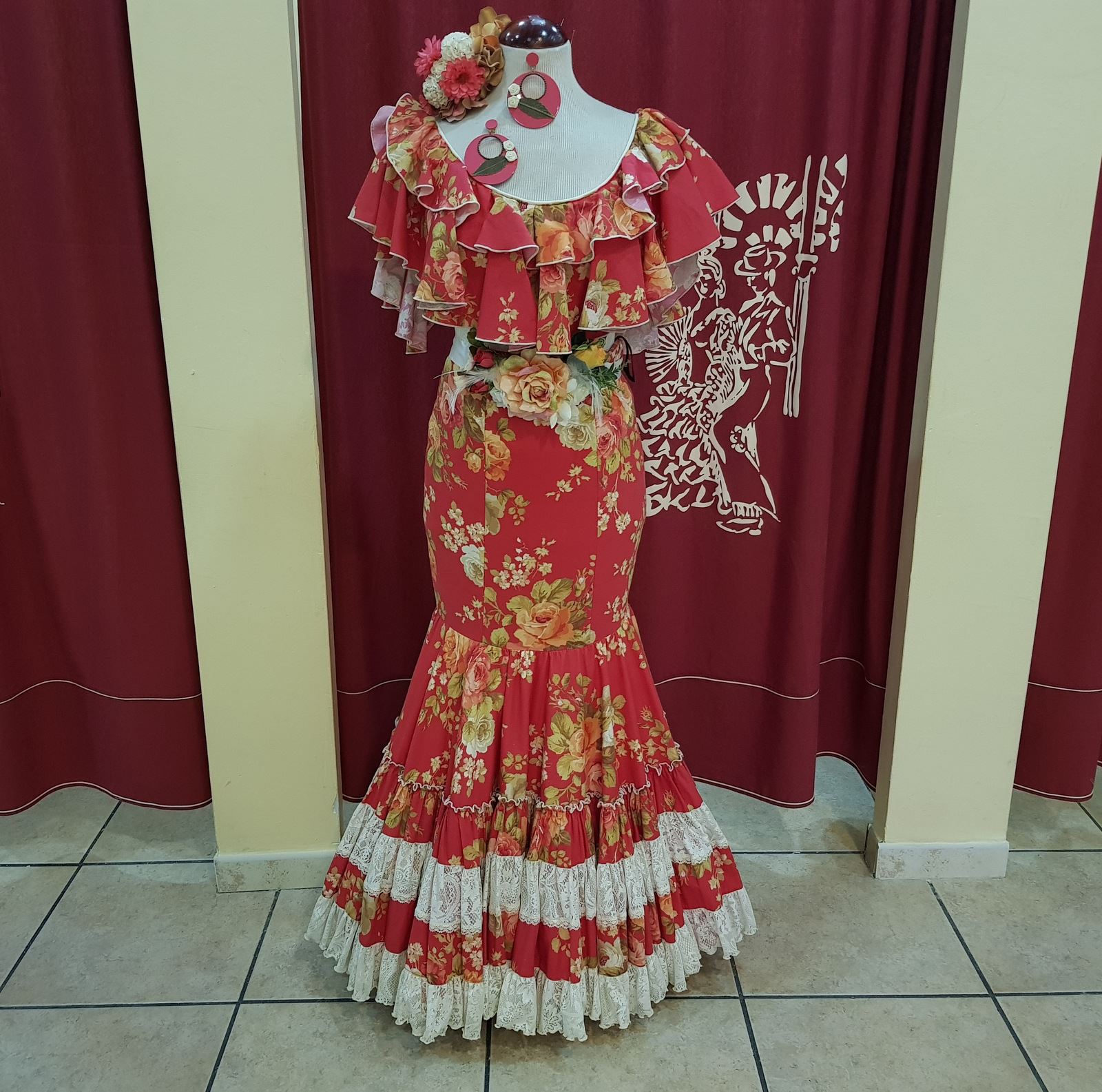 Conjunto Camisa Señora - Modelo Guitarra - PEDROCHE GITANA