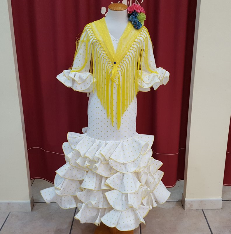 RAMILLETE FLORES FLAMENCA - Modelo Mediano (PERSONALIZADO