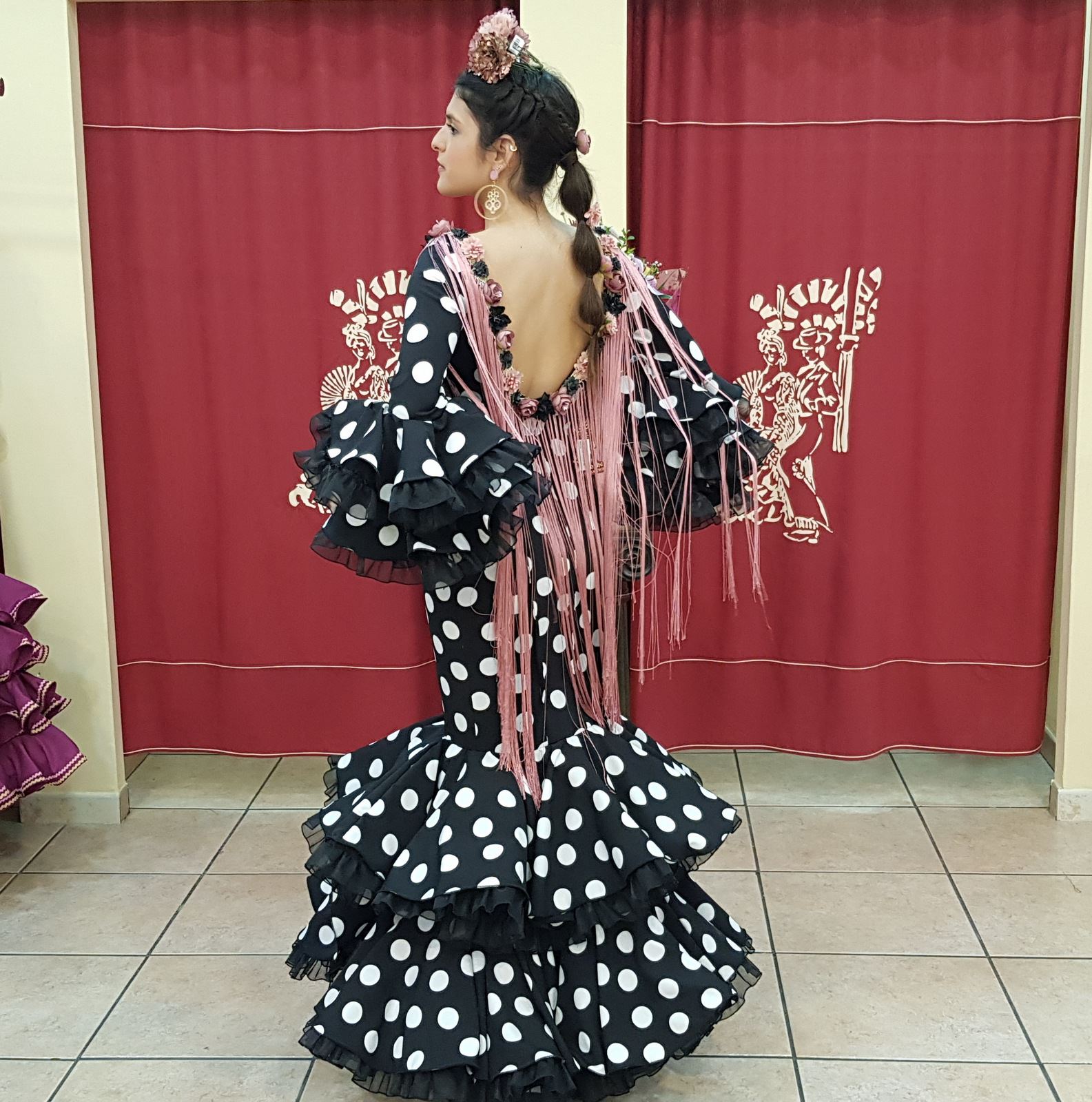 FLAMENCA SEÑORA - Modelo Esencia Lunar Blanco - PEDROCHE GITANA Y FLAMENCO