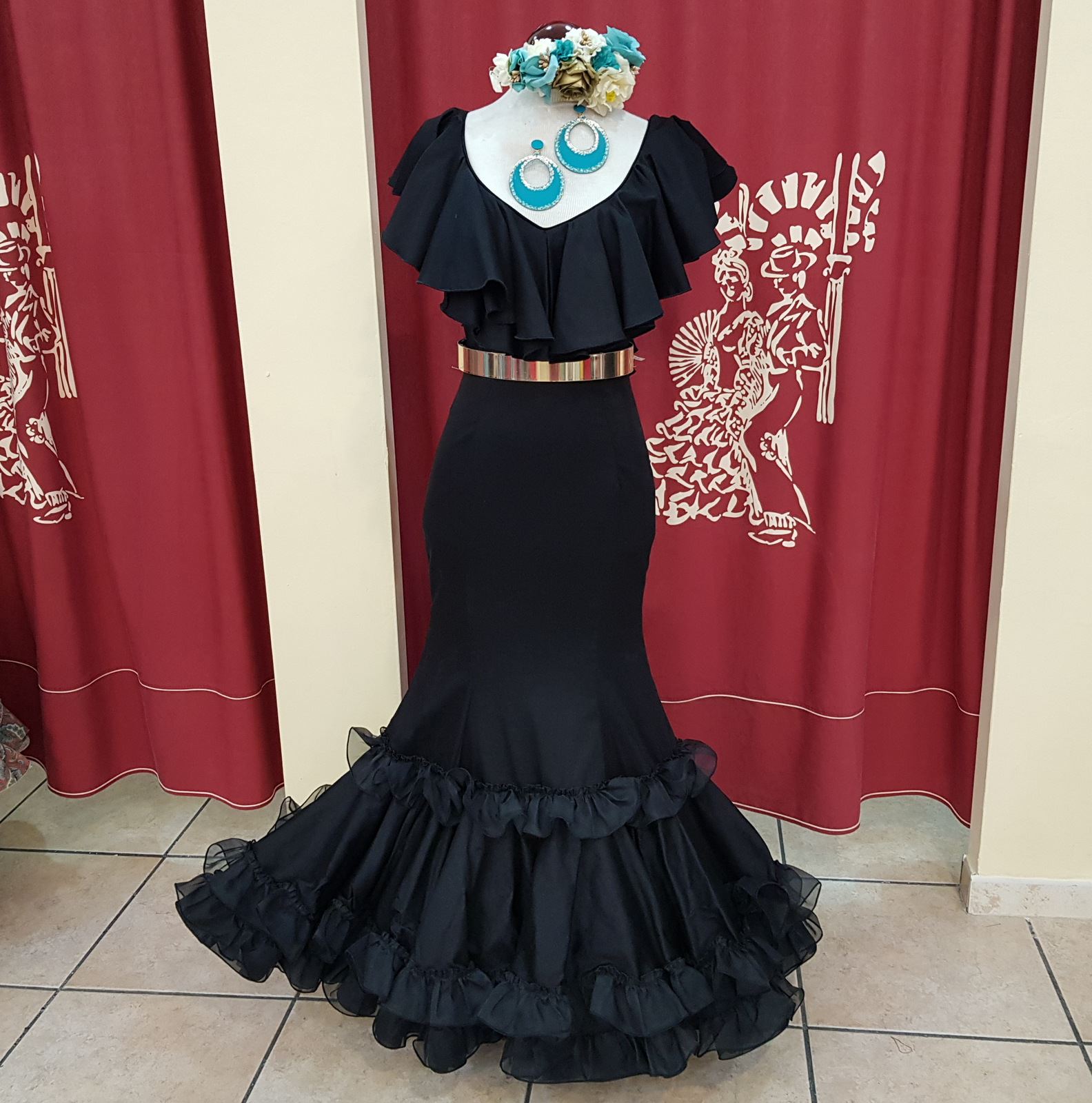 Vestido flamenca licra - Danza y Más