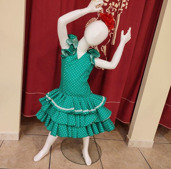 Modelo LOLA (Talla 6) Verde Andalucia Lunar Blanco