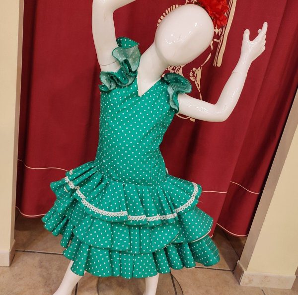 Modelo LOLA (Talla 6) Verde Andalucia Lunar Blanco - Imagen 2