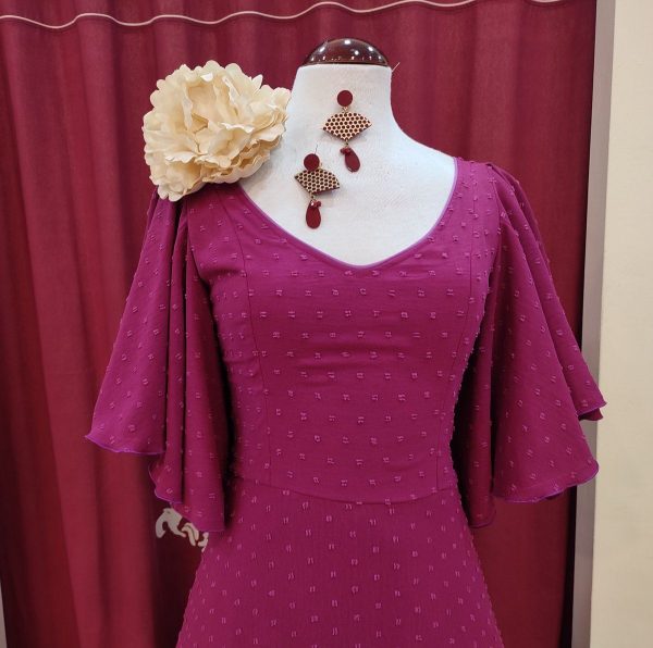 Modelo EMBRUJO BAMBULA (Talla 38) Vino - Imagen 2