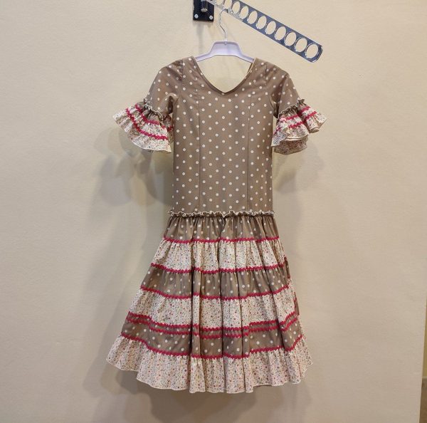 Modelo NURIA (Talla 4) Camel Lunar Beige-Estampado