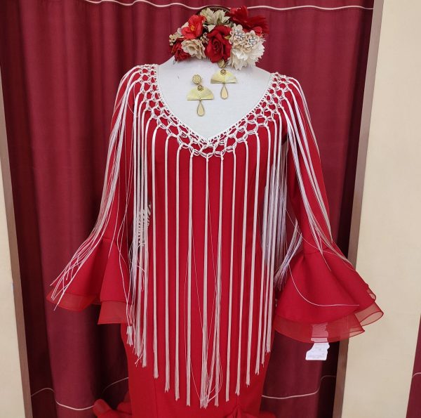 Vestido Flamenca PEDROCHE Rojo - Imagen 2