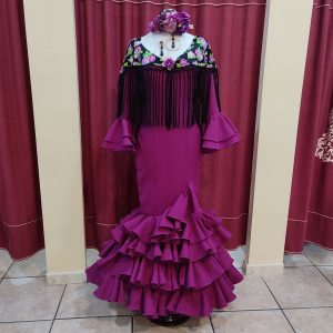 Vestido Flamenca EVITA Buganvilla