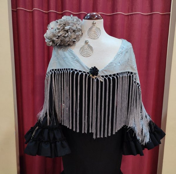 Vestido Flamenca RUBI Negro - Imagen 2