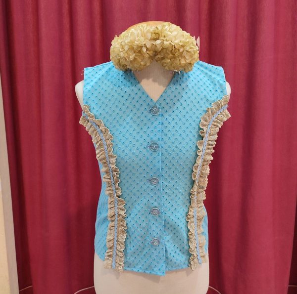 Modelo LOLITA (Talla 4) Turquesa-Camel - Imagen 2