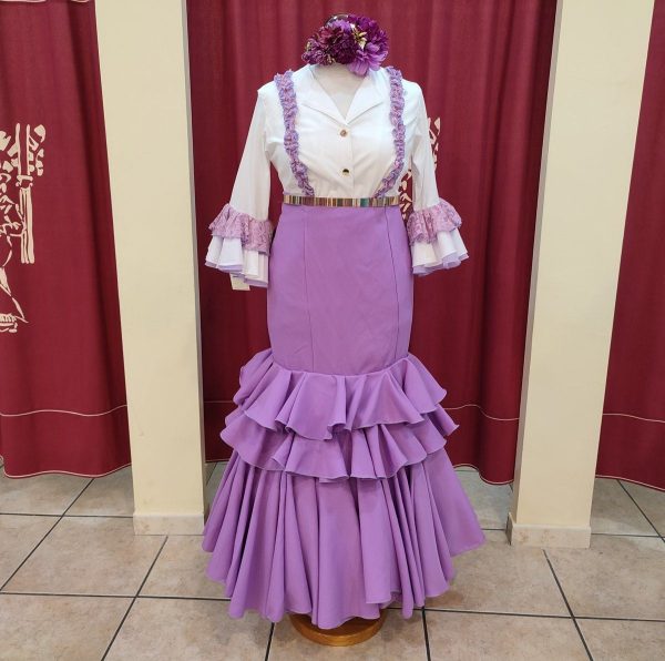 Falda Modelo MIS (Talla 44) Violeta - Imagen 2
