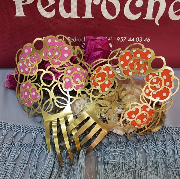 Peina Modelo DORADA FLORES LUNARES