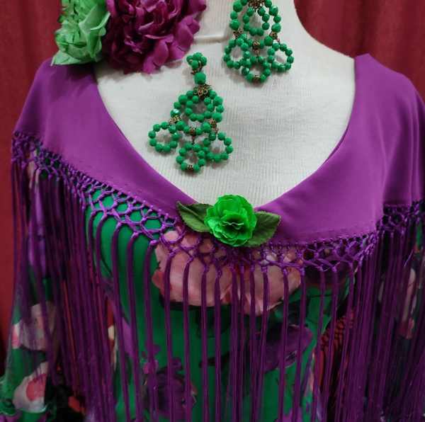 Broche-Imperdible Modelo FLOR HOJA - Imagen 3