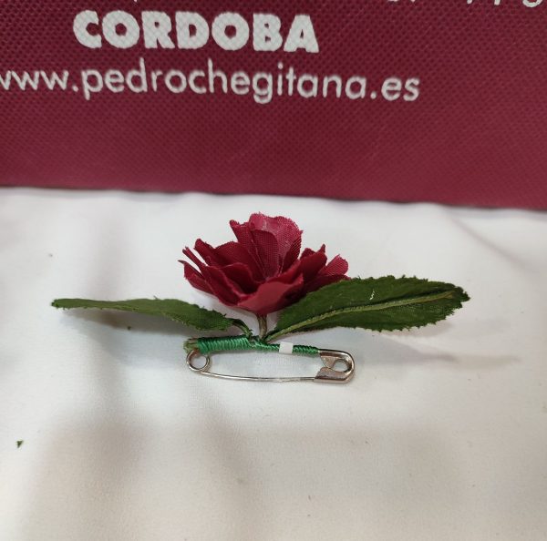 Broche-Imperdible Modelo FLOR HOJA - Imagen 2
