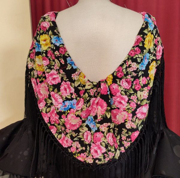 Modelo CRIS Estampado Negro-Fucsia - Imagen 2