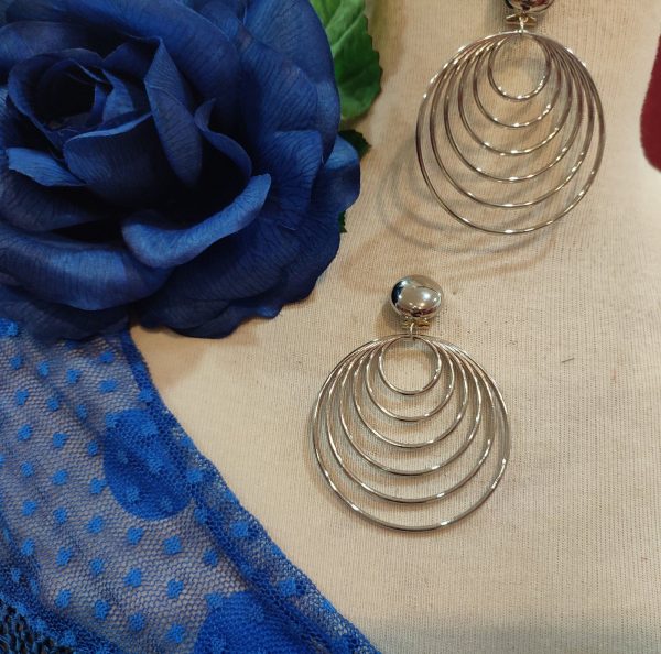 Modelo 6 AROS Metal Gris Plata - Imagen 2