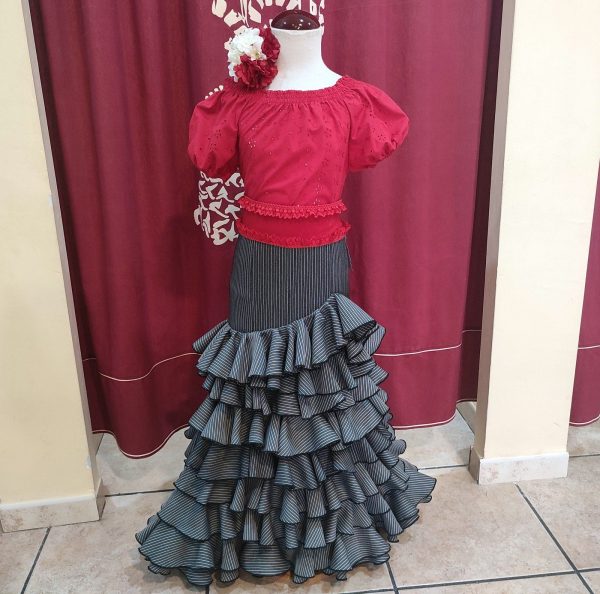 Modelo ANGY Perforada Roja Lunas - Imagen 2