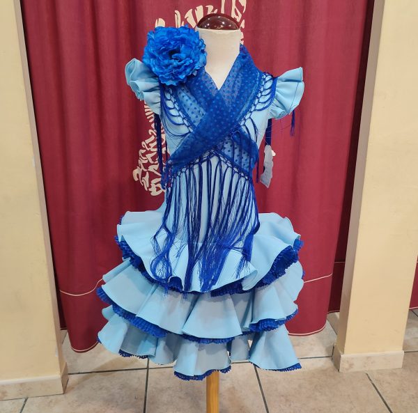 Modelo AROA (Talla 8) Celeste-Azulon - Imagen 3