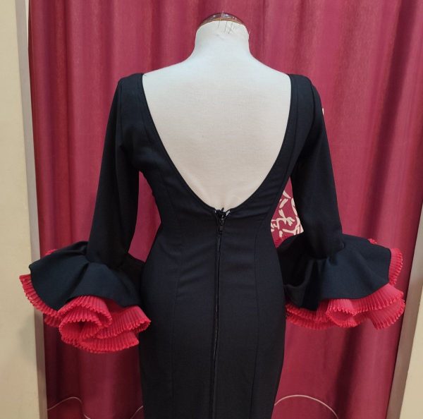 Modelo AMBAR (Talla 34) Negro-Rojo - Imagen 3