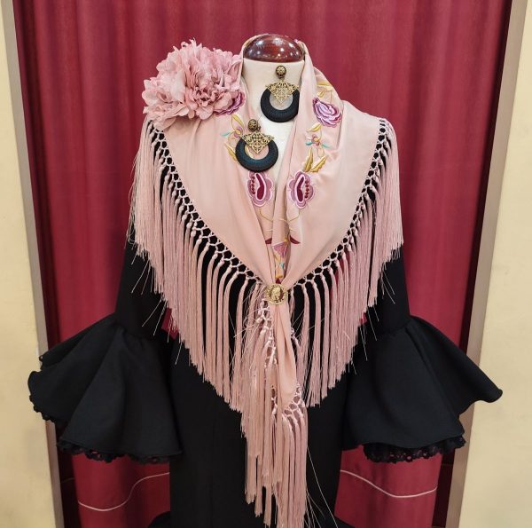 Vestido Flamenca CLARA Negro - Imagen 3