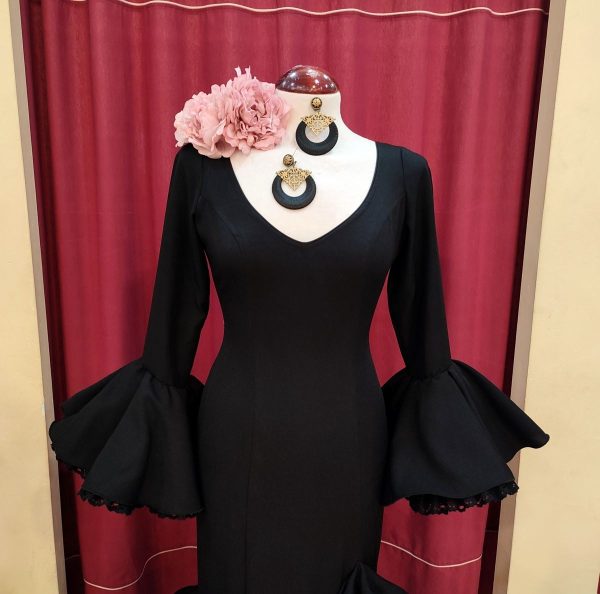 Vestido Flamenca CLARA Negro - Imagen 5
