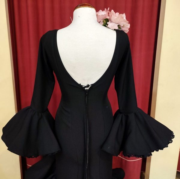 Vestido Flamenca CLARA Negro - Imagen 2