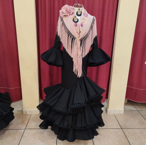 Vestido Flamenca CLARA Negro