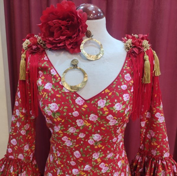 Modelo AURORA Estampado Rosas Rojo - Imagen 2
