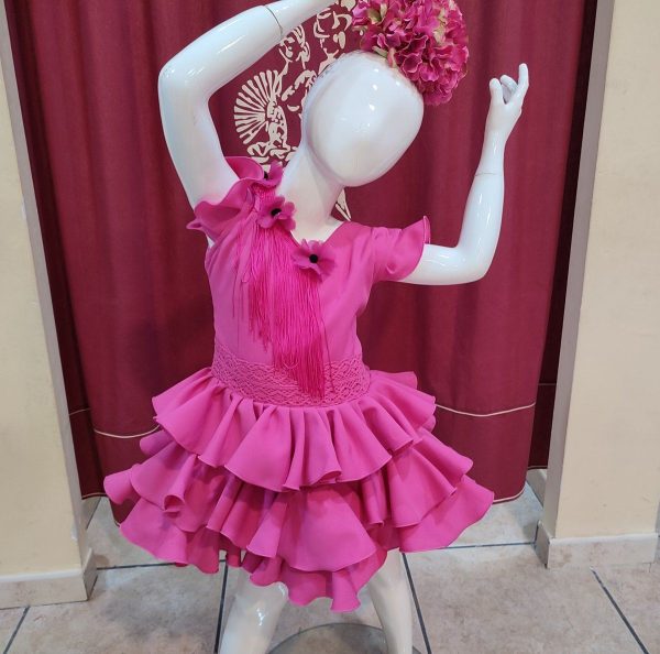 Modelo SEVILLANA (Talla 6) Fucsia - Imagen 2