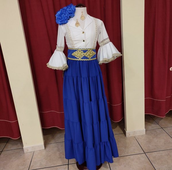 Falda Modelo CANASTERA (Talla 40) Azulon - Imagen 2