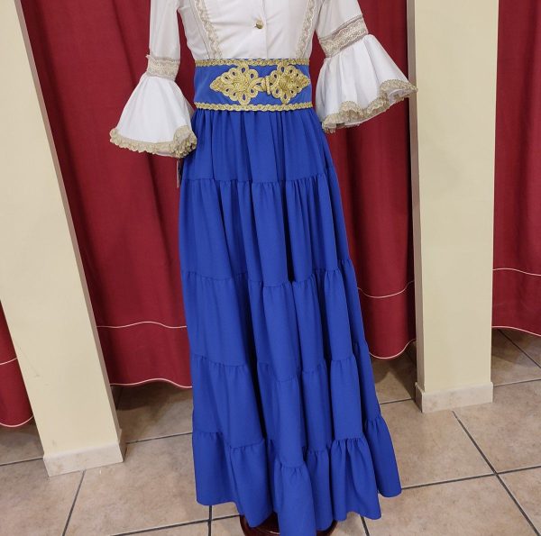 Falda Modelo CANASTERA (Talla 40) Azulon