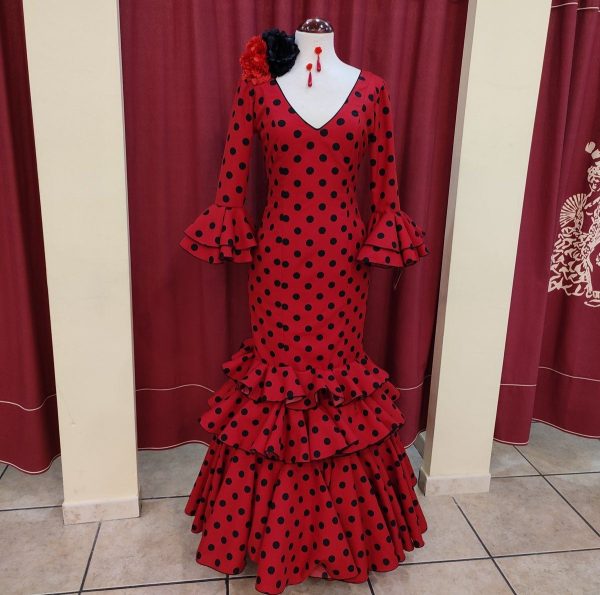 Modelo MALVALOCA (Talla 38) Rojo Lunar Negro - Imagen 3