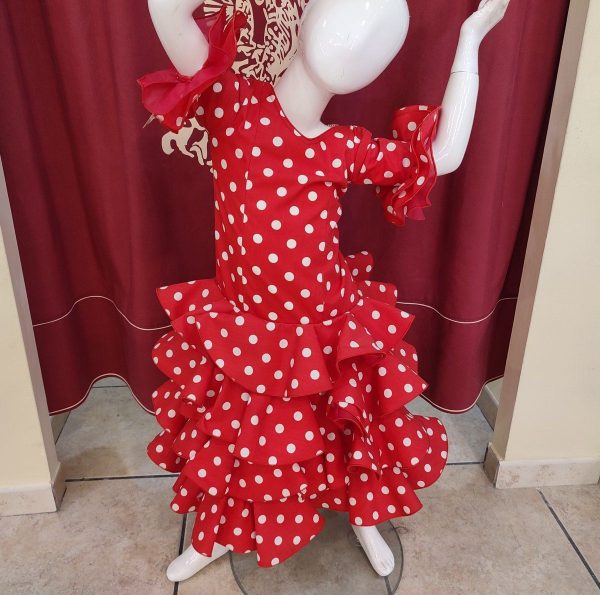 Modelo MARIAM (Talla 4) Rojo Lunar Blanco - Imagen 2