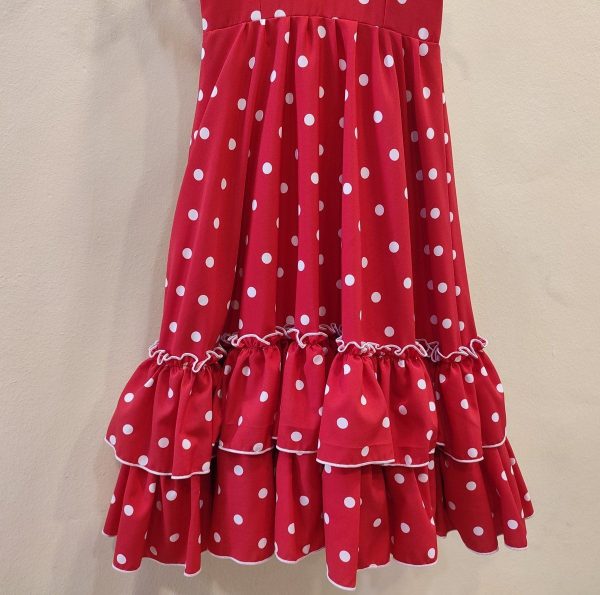 Modelo LUNA (Talla 3) Rojo Lunar Blanco - Imagen 2