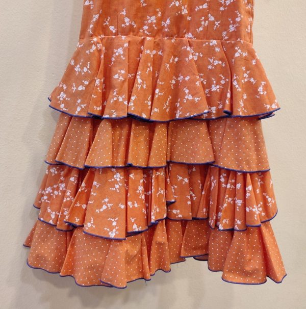 Modelo ALEGRIA BATA (Talla 2) Estampado Naranja-Azulon - Imagen 4