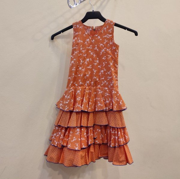Modelo ALEGRIA BATA (Talla 2) Estampado Naranja-Azulon