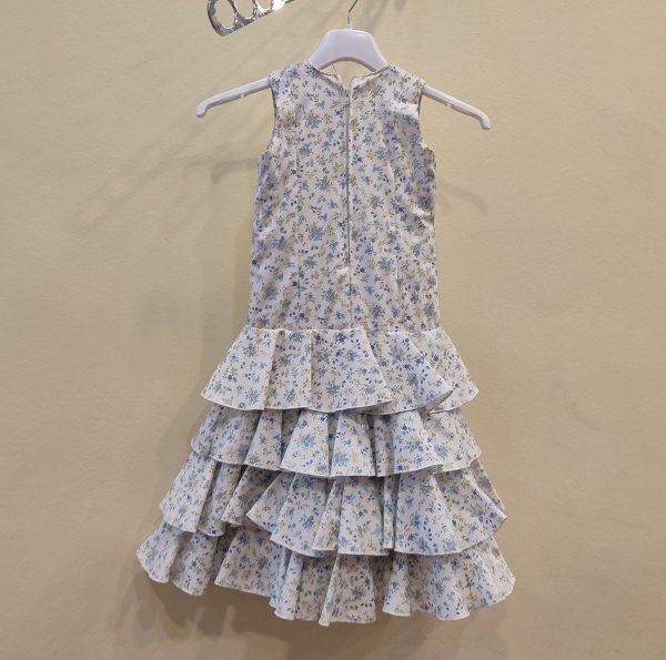 Modelo ALEGRIA BATA (Talla 2) Estampado Turquesa-Blanco - Imagen 2