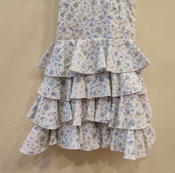 Modelo ALEGRIA BATA (Talla 2) Estampado Turquesa-Blanco - Imagen 4