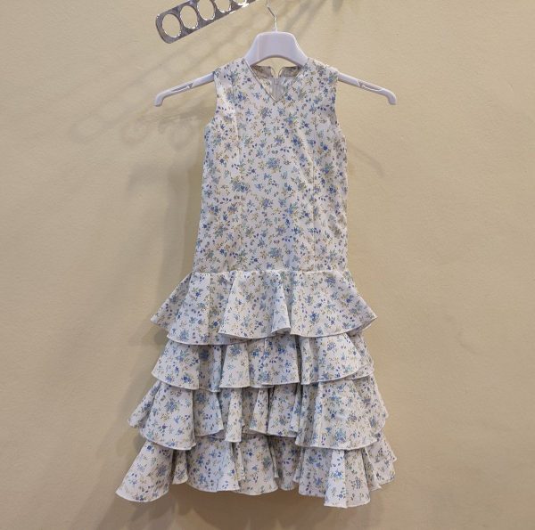 Modelo ALEGRIA BATA (Talla 2) Estampado Turquesa-Blanco