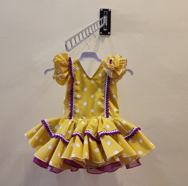 Modelo CANASTERO ONDULINA (Talla 2) Amarillo Lunar Blanco-Buganvilla