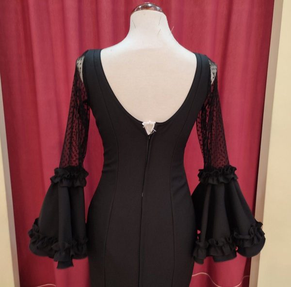 Vestido Flamenca NURIA Negro - Imagen 3