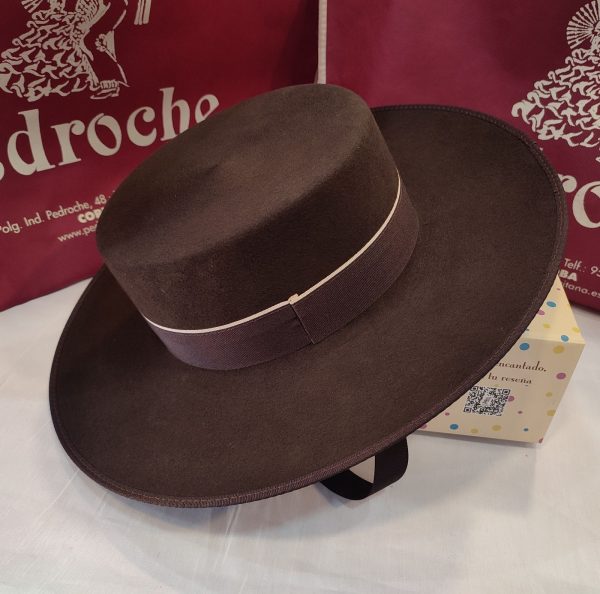 Sombrero LANA 180 Gramos Marron - Imagen 2