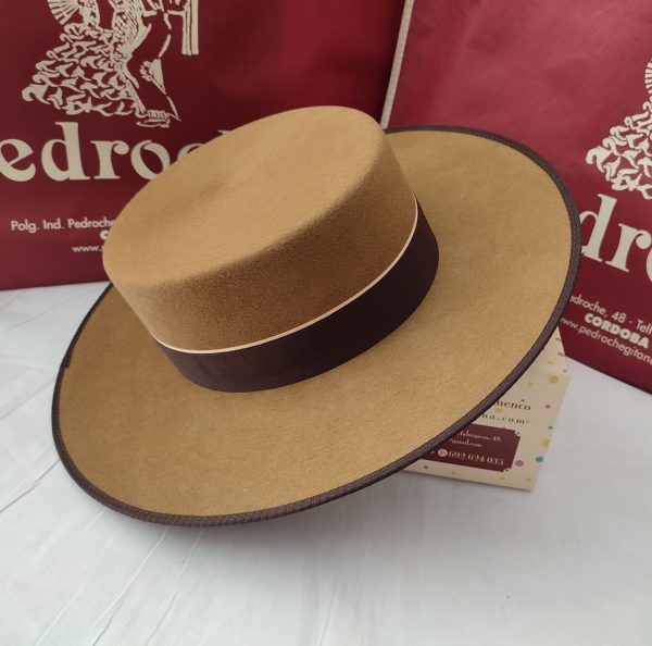 Sombrero LANA 180 Gramos Camel - Imagen 2