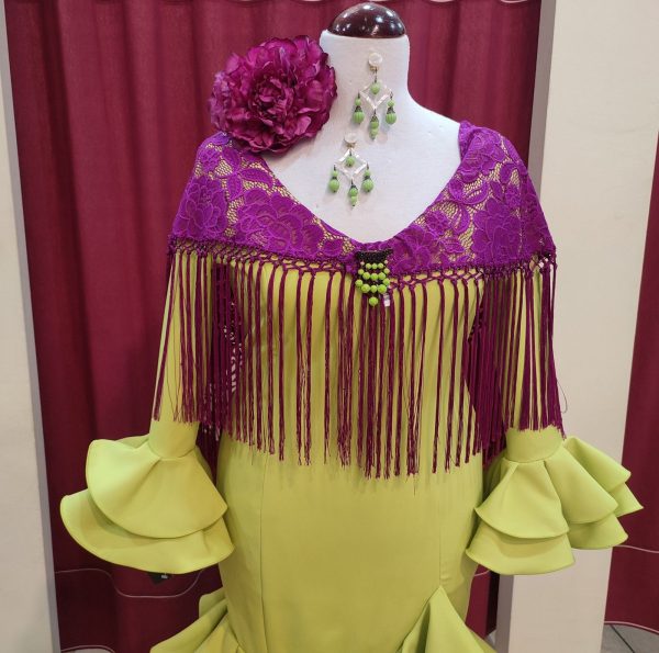 Modelo FLOR (Talla 40) Verde Lima - Imagen 2
