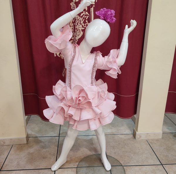 Modelo ONDAS (Talla 6) Rosa Bebe-Tira Estampada