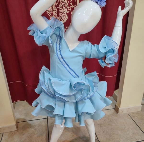 Modelo ONDAS (Talla 6) Celeste-Ducados - Imagen 2