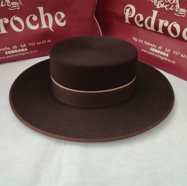 Sombrero LANA 220 Gramos Marron - Imagen 2
