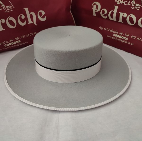 Sombrero LANA 220 Gramos Plata - Imagen 2