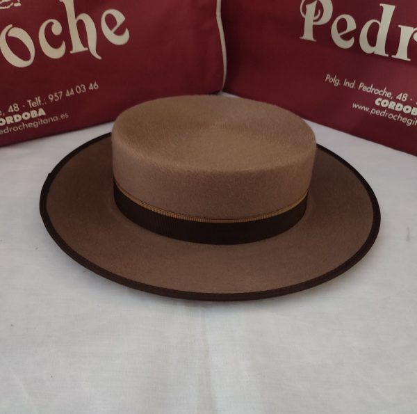 Sombrero LANA 110 Gramos(Talla 50) Infantil Camel - Imagen 2