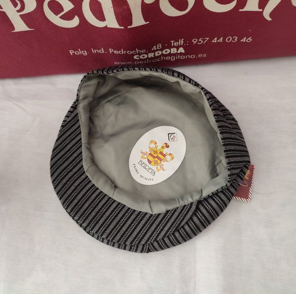 Gorra Modelo BEIRET Infantil (Tallas 44 a 50) Raya Gris - Imagen 3