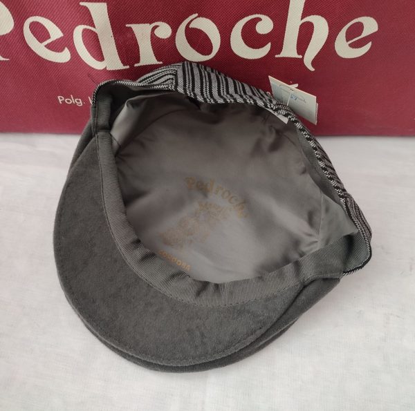 Gorra Modelo PEDROCHE (Tallas 57 a 59) Raya Gris-Antelina - Imagen 3