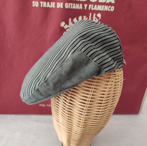 Gorra Modelo PEDROCHE (Tallas 57 a 59) Raya Gris-Antelina